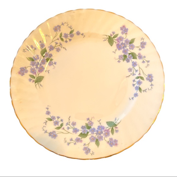 Adderley English vintage Finebone China cup saucer desert salad plate (set of 3) - Picture 3 of 12